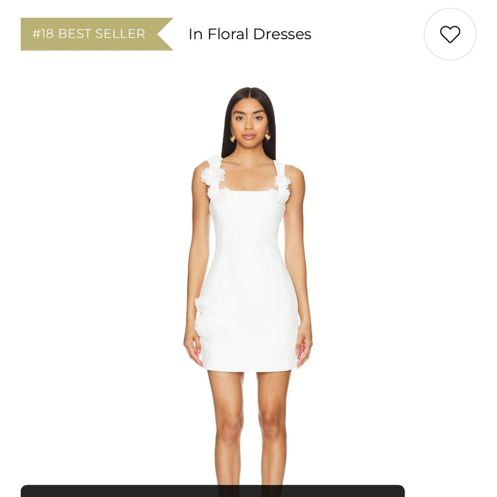 Trompe Dress in Ivory by Elliatt, size small